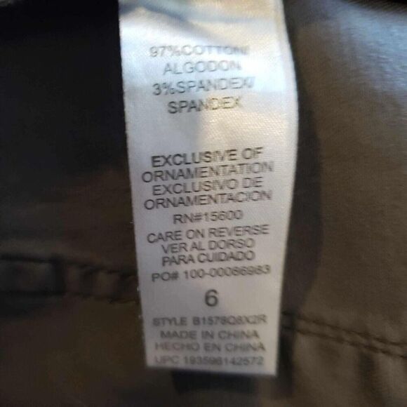 Democracy Jeans Womens Size 6 Ab Solution Gray Camo Straight Leg Mid Rise - Picture 7 of 9